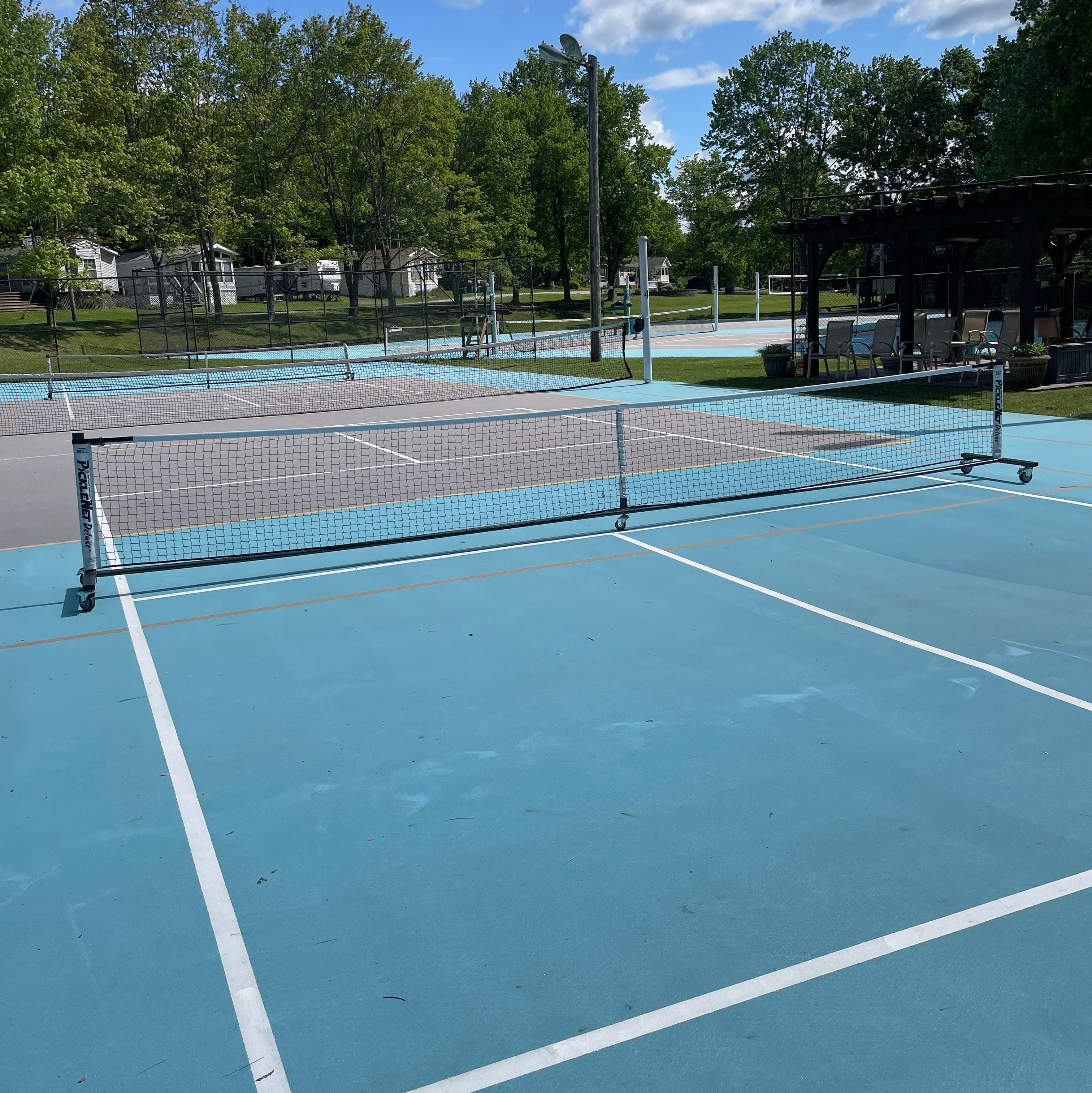 White Thorn Lodge Family Nudist Campground pickleball courts