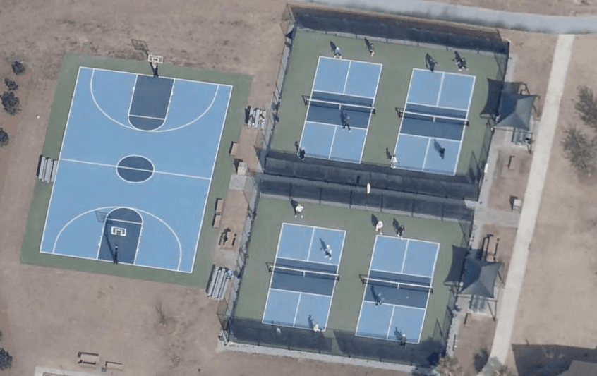 Hampton Lake pickleball courts