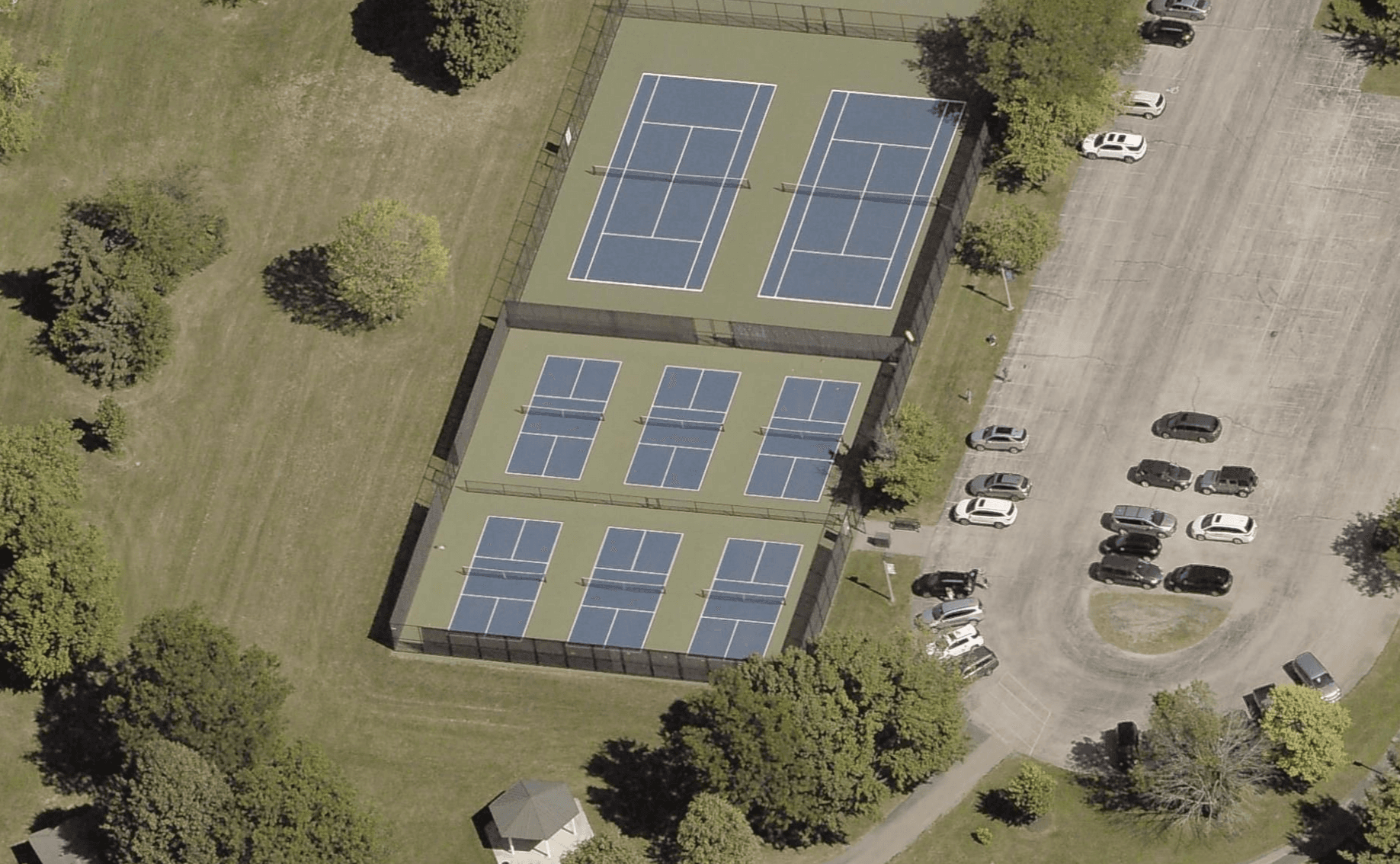 Deerpath Park pickleball courts