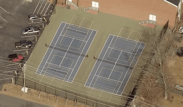 Spindale House Pickleball pickleball courts