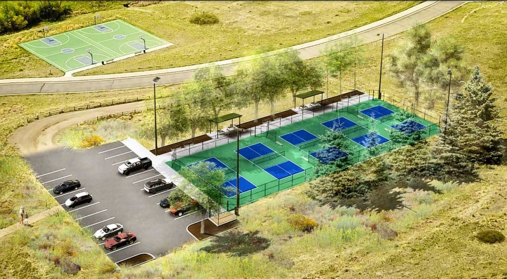 Coyote Ridge Park pickleball courts