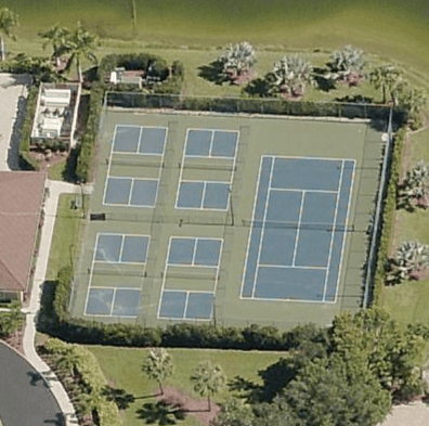 Pelican Lake Motorcoach Resort pickleball courts
