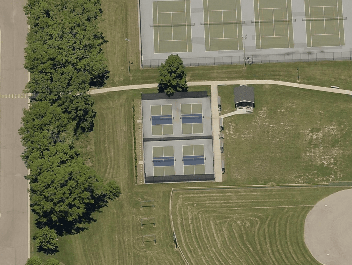 Hartland Senior Activity Center pickleball courts