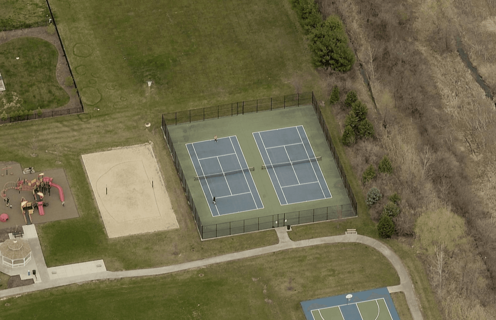 Prairie Ridge Park pickleball courts