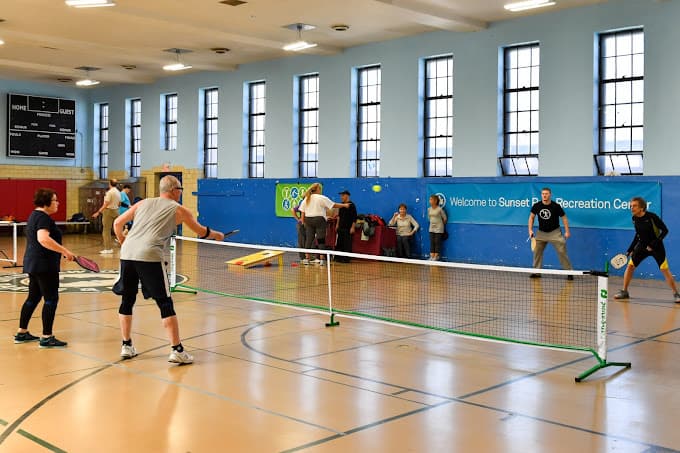 Sunset Park Recreation Center pickleball courts