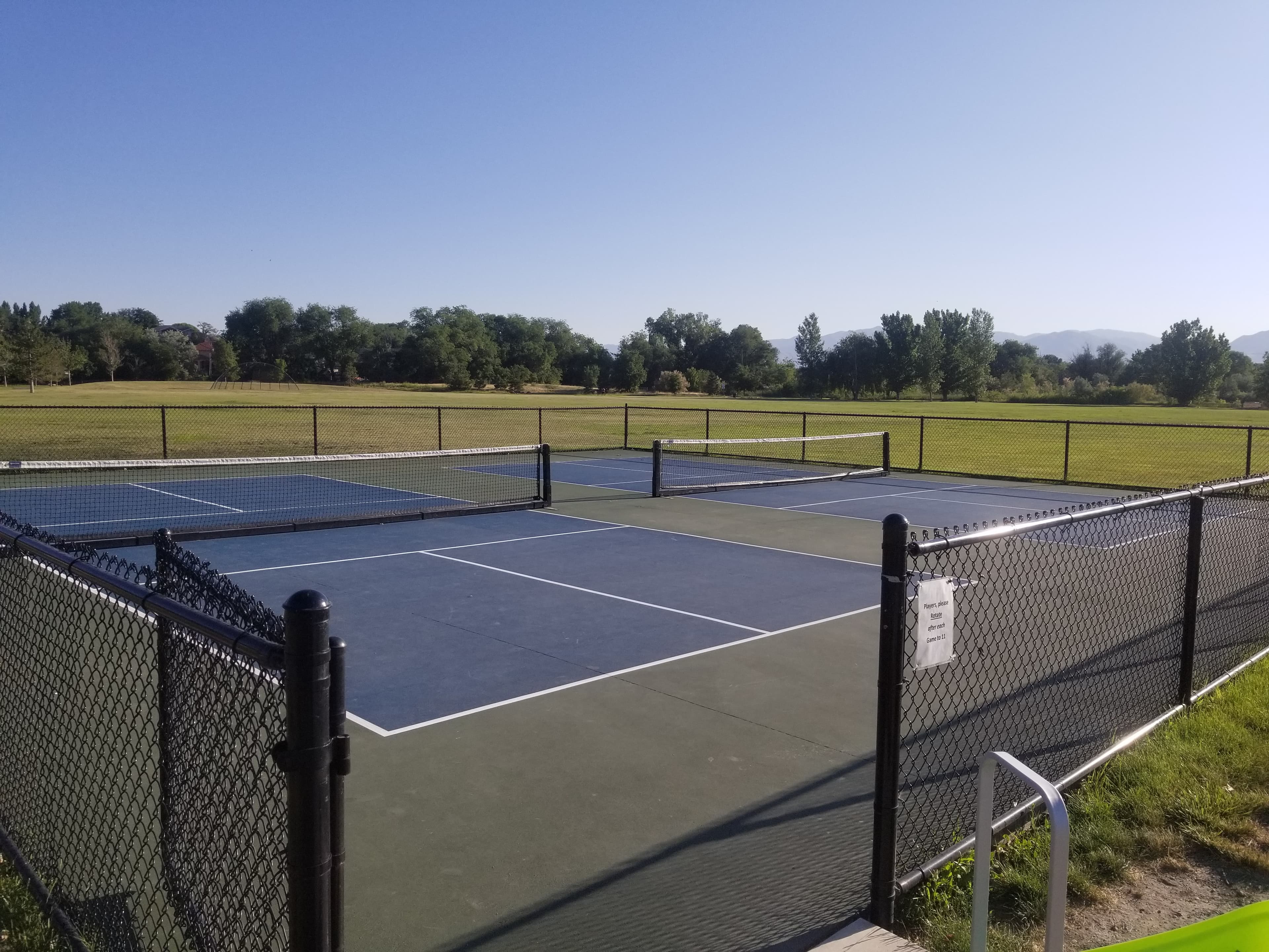 Mill race Park pickleball courts