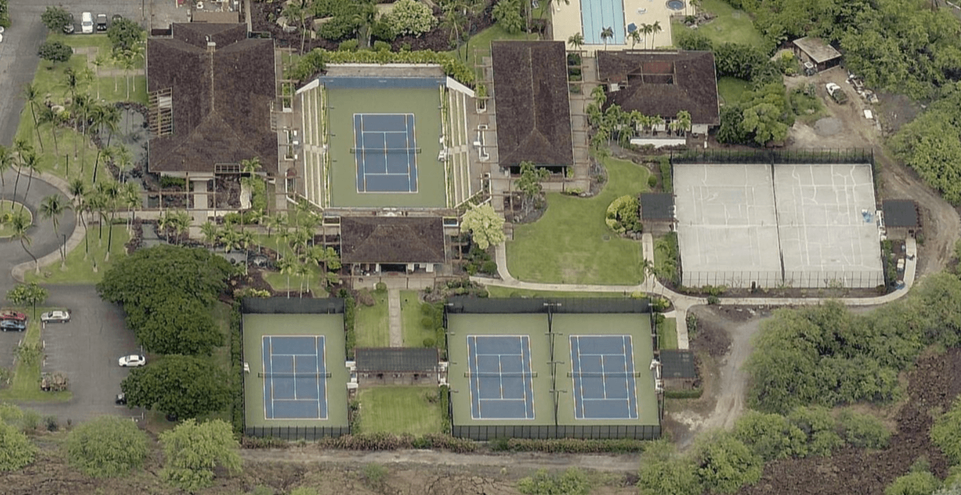 Cliff Drysdale Tennis Garden at Mauna Lani pickleball courts