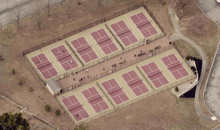 Brandywine Youth Club pickleball courts