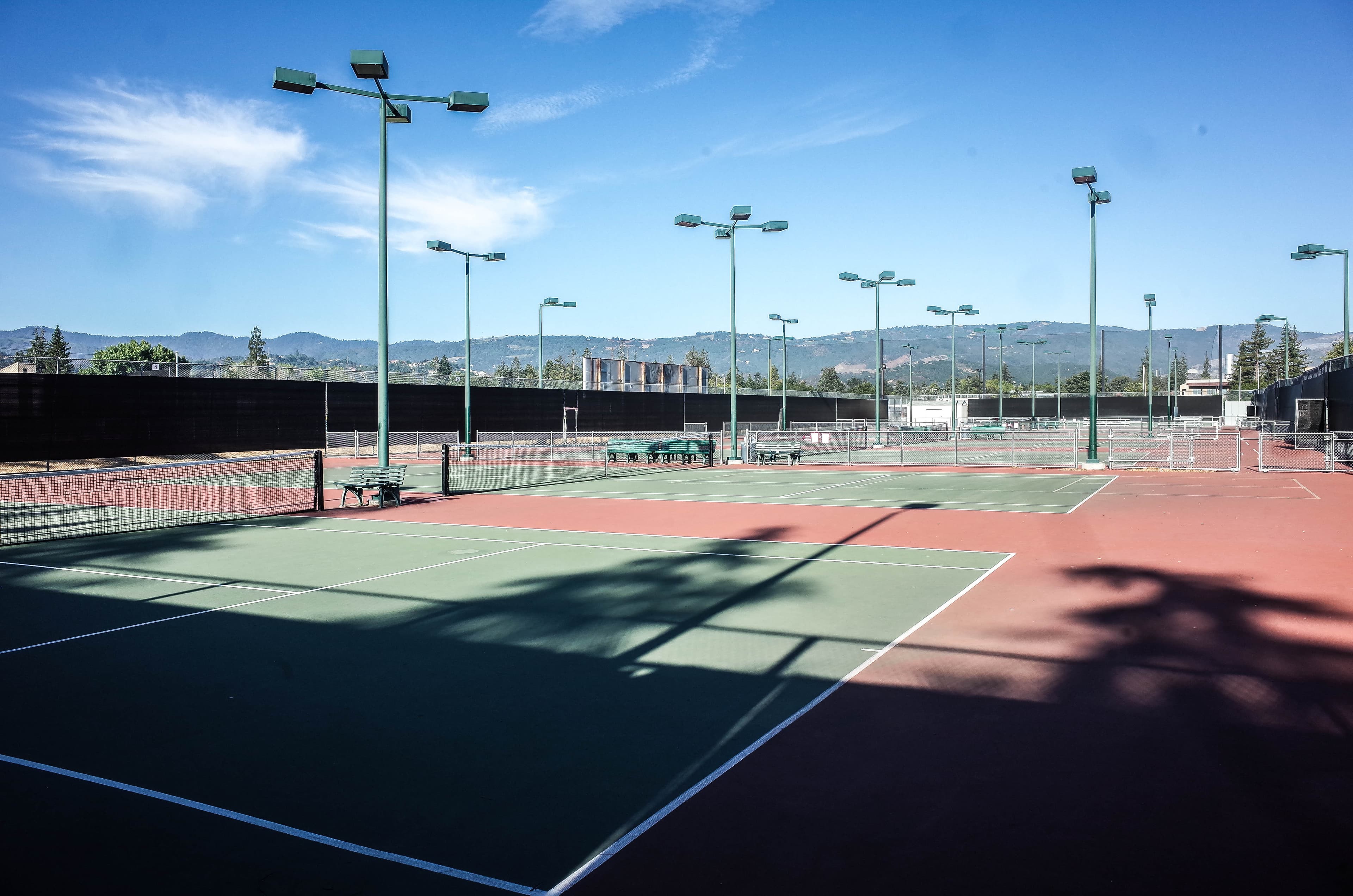 DeAnza College pickleball courts