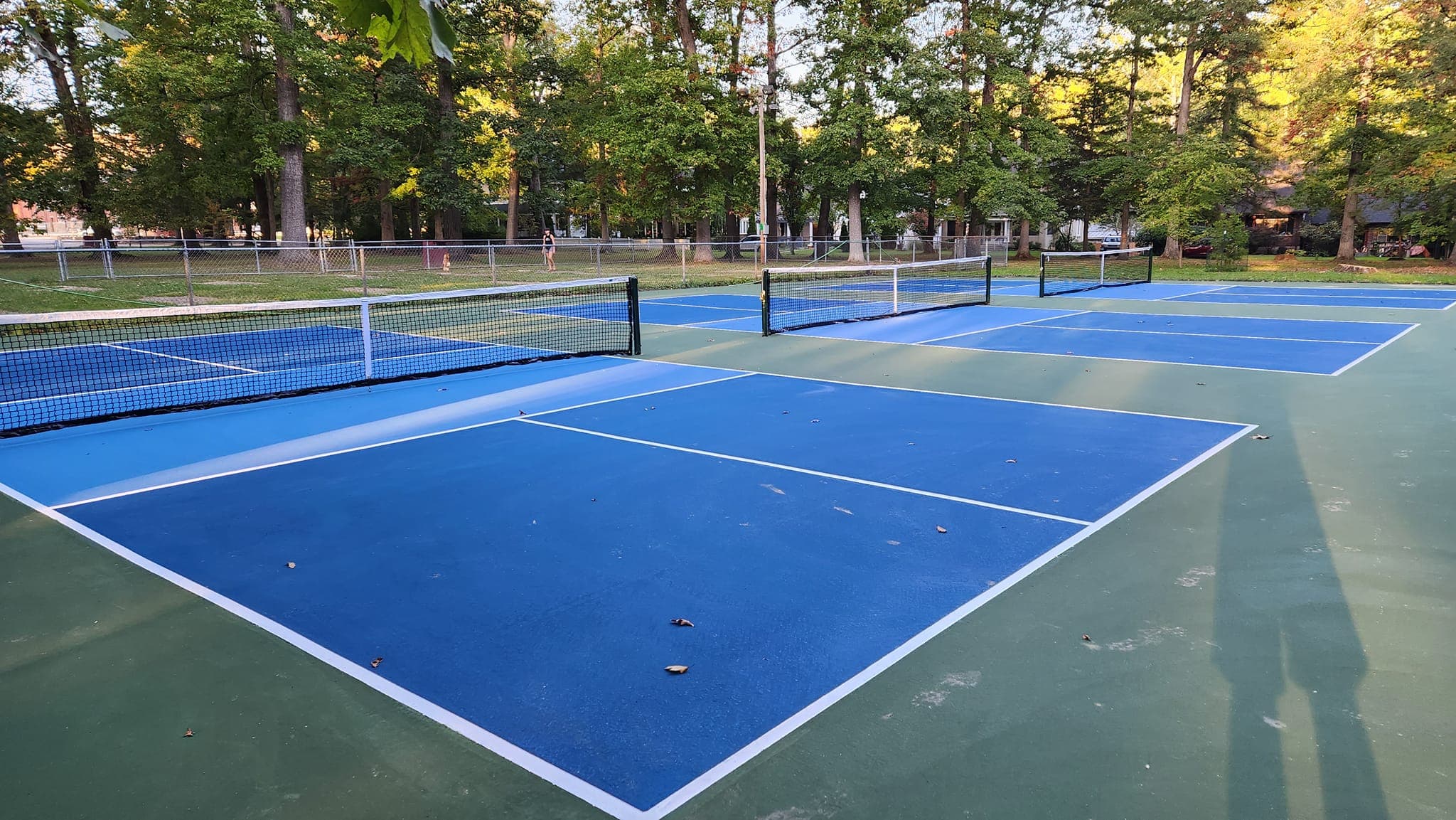 Elkins City Park pickleball courts