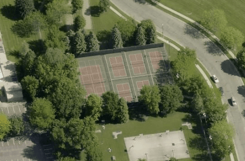 Frank Hall Park pickleball courts