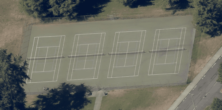 Stewart Heights Park pickleball courts