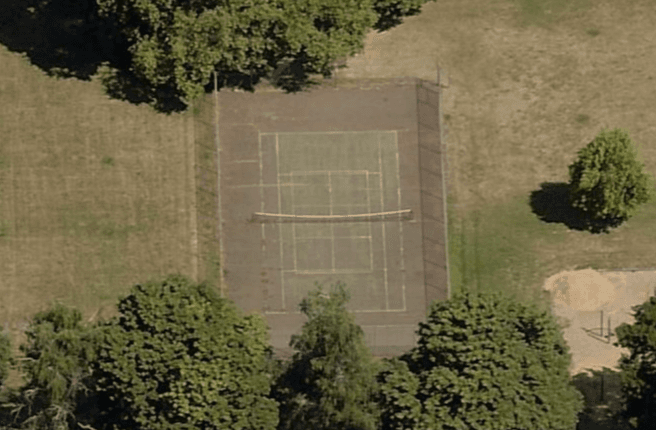 Burkhart Park pickleball courts
