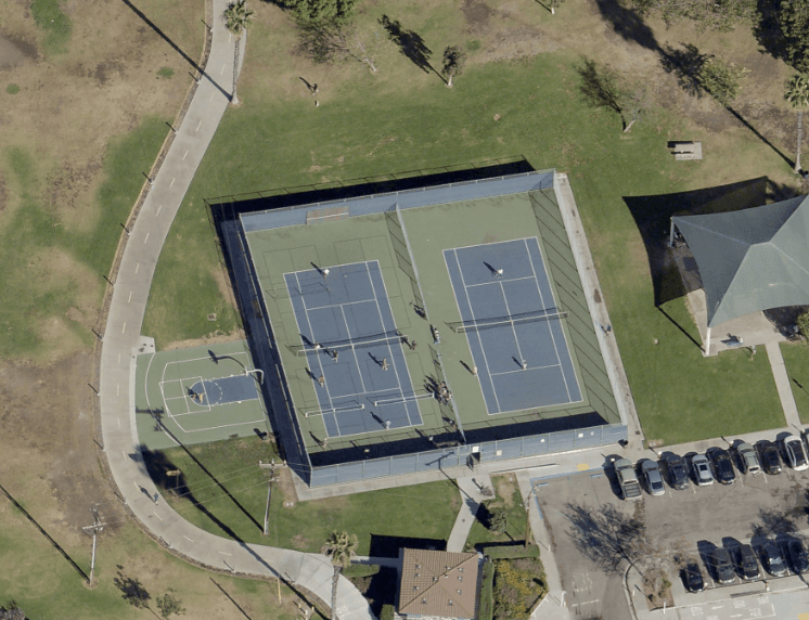 Marina Vista Park pickleball courts
