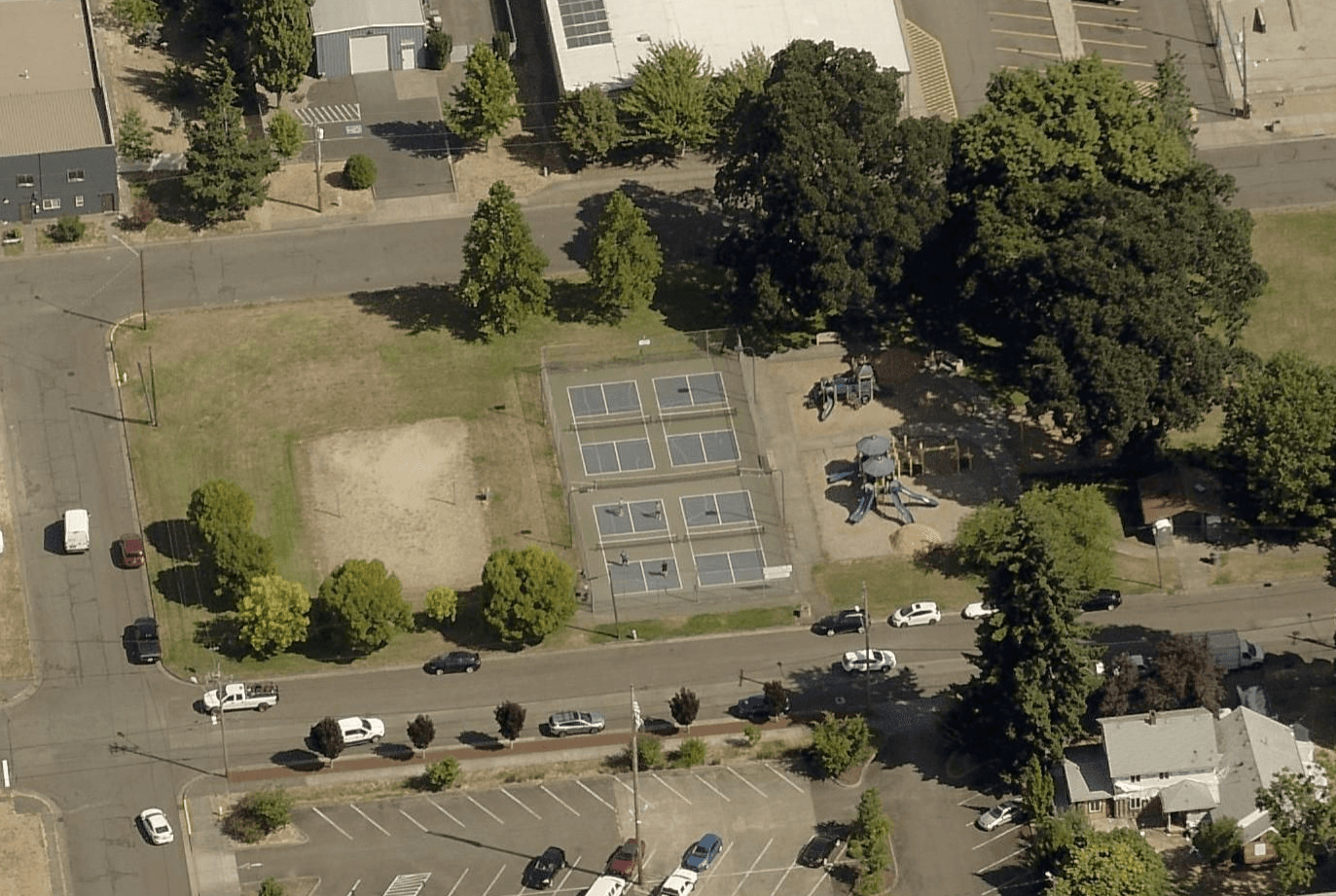 Eleanor Hackleman Park pickleball courts