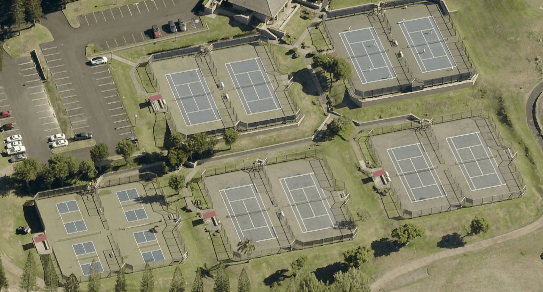 Kapalua Tennis Garden pickleball courts