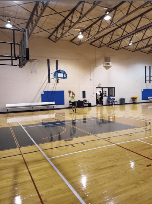Woodson Gymnasium pickleball courts