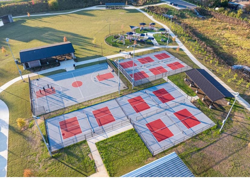 Patriots Park pickleball courts