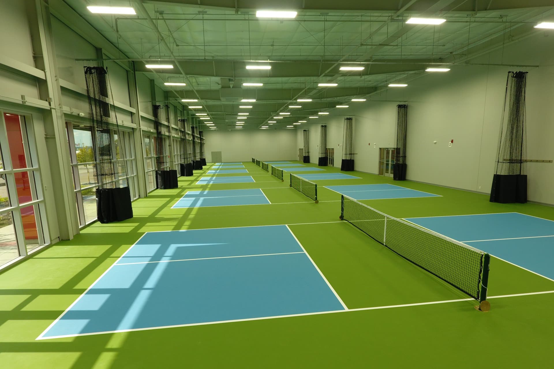 Iowa West Field House pickleball courts