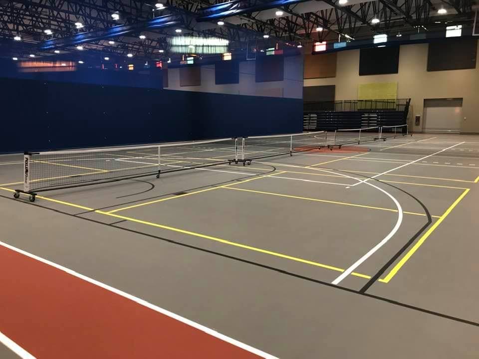 Kirtland College pickleball courts
