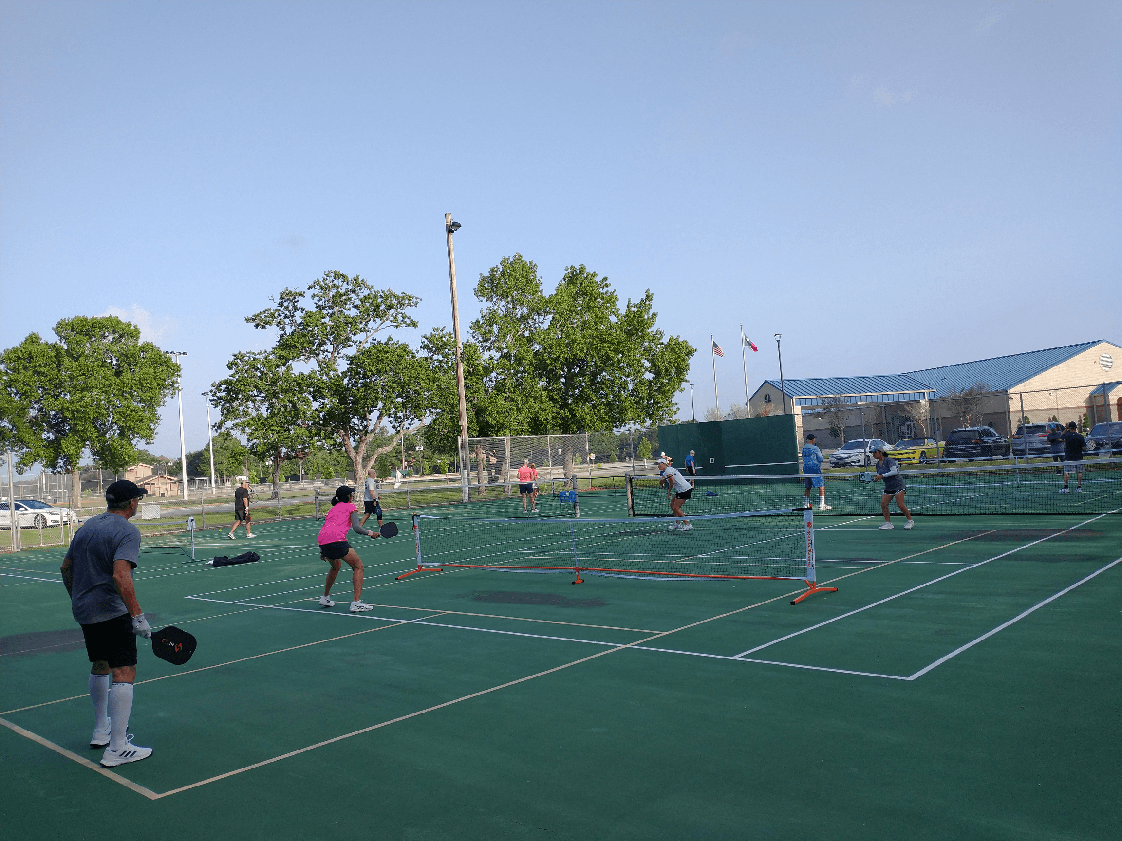 Clear Lake Park pickleball courts