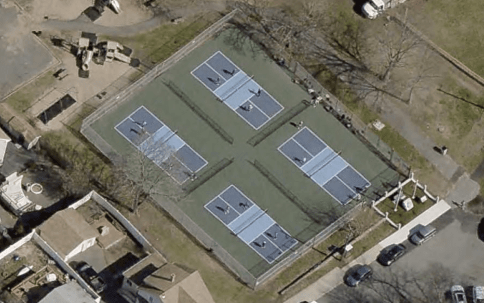 Clark Street Playground pickleball courts