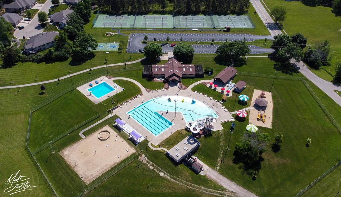 Fort Atkinson Family Aquatic Center pickleball courts