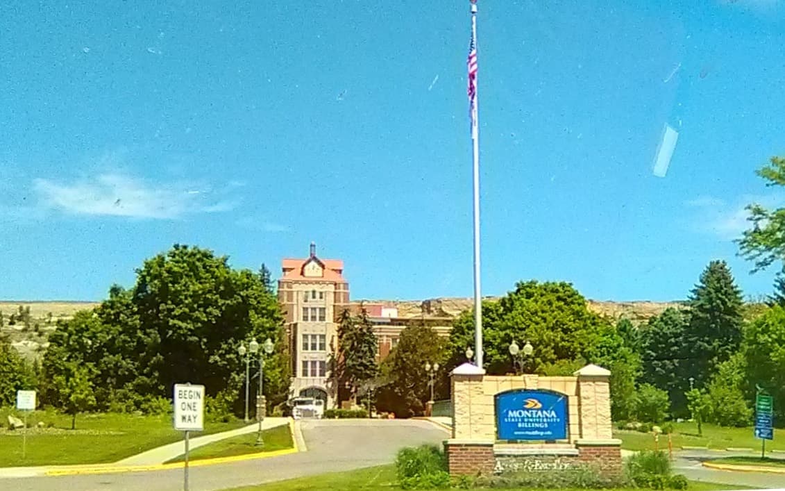 Montana State University Billings pickleball courts