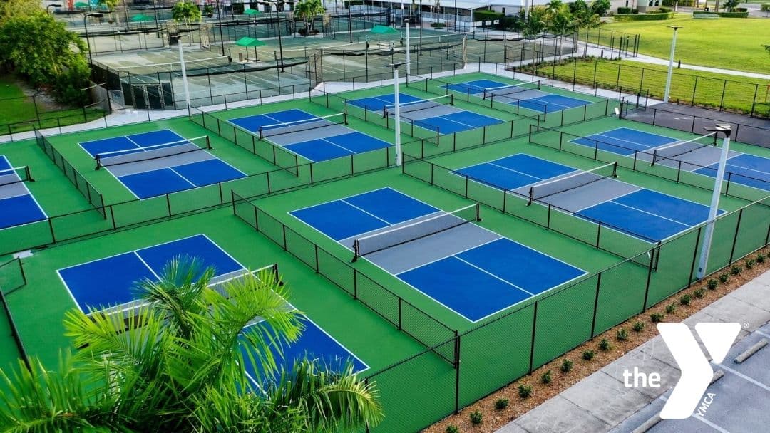 The Greater Marco Family YMCA pickleball courts