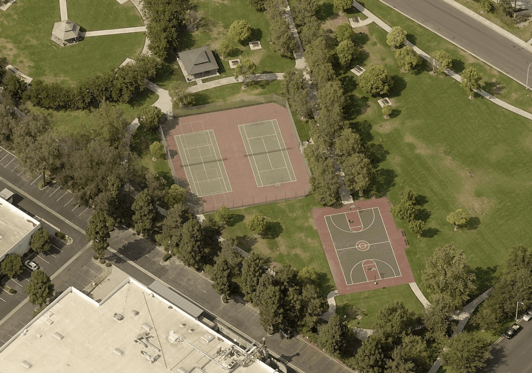 Pitts Ranch Park pickleball courts