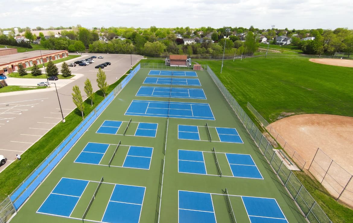 Rogers Middle School pickleball courts