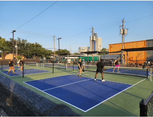 Pickleball Social - Memorial City pickleball courts