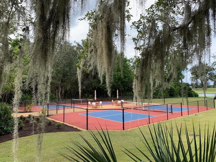 Frederica Golf Club pickleball courts