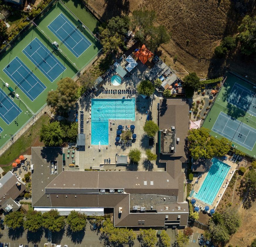 Bay Club Rolling Hills pickleball courts