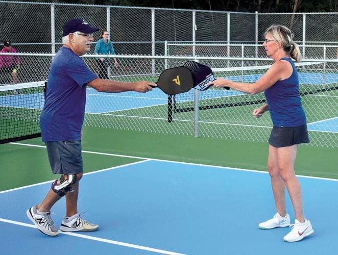 New Buffalo High School pickleball courts