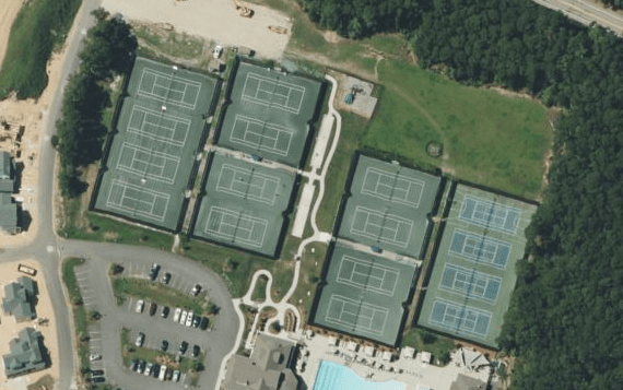 New Seabury Athletic Club pickleball courts