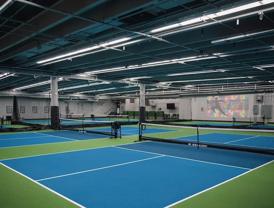 The Press Pickleball Club pickleball courts
