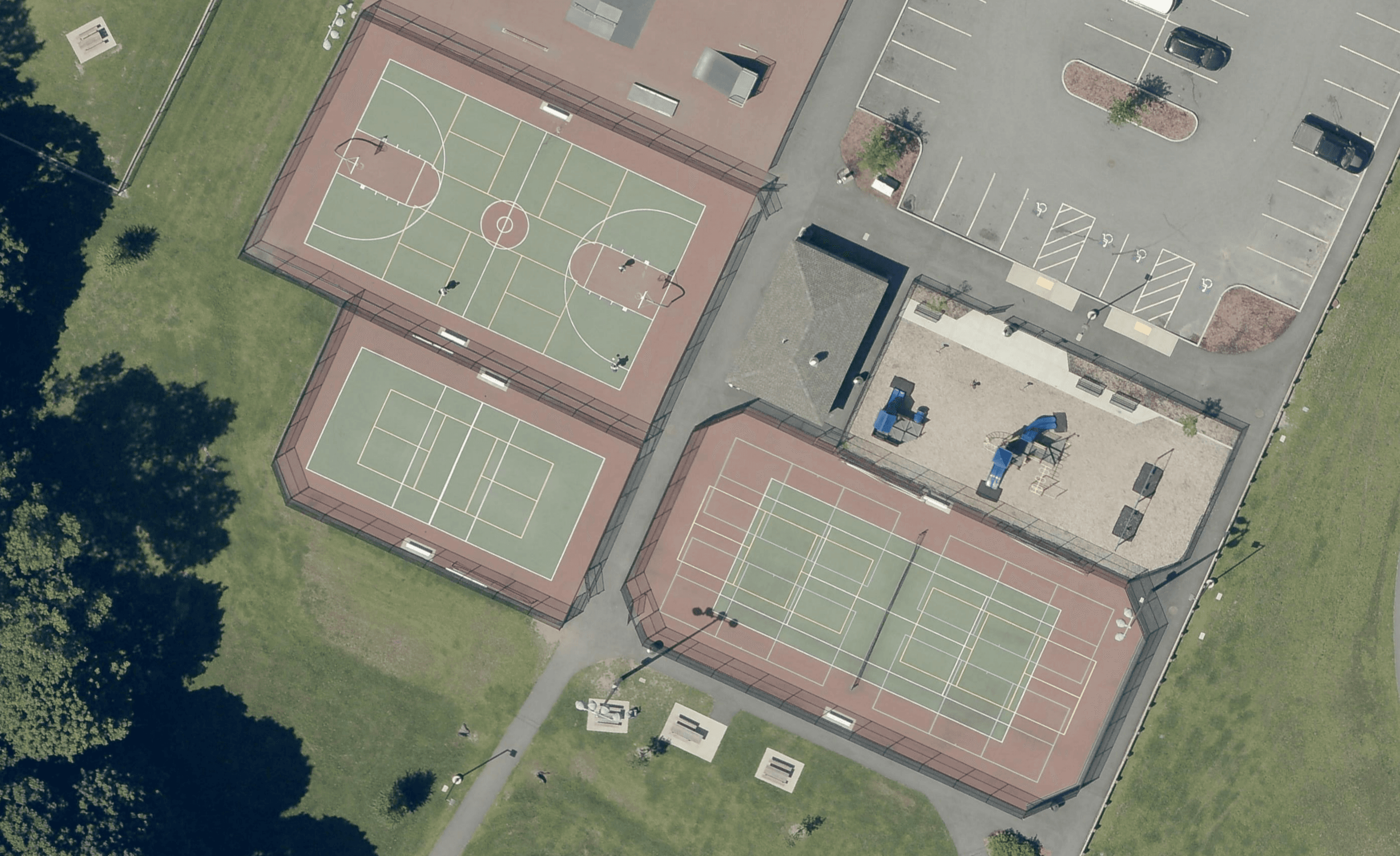 Ward Park pickleball courts