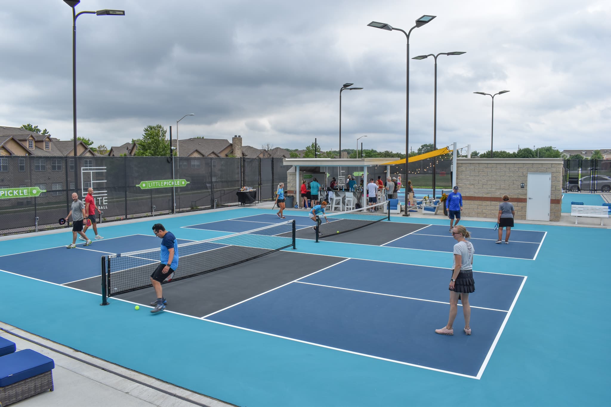 Elite Tennis and Wellness pickleball courts