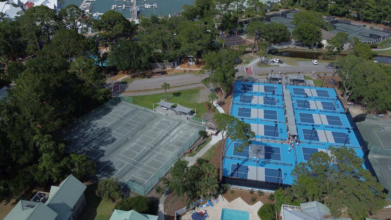 South Beach Pickleball Club pickleball courts