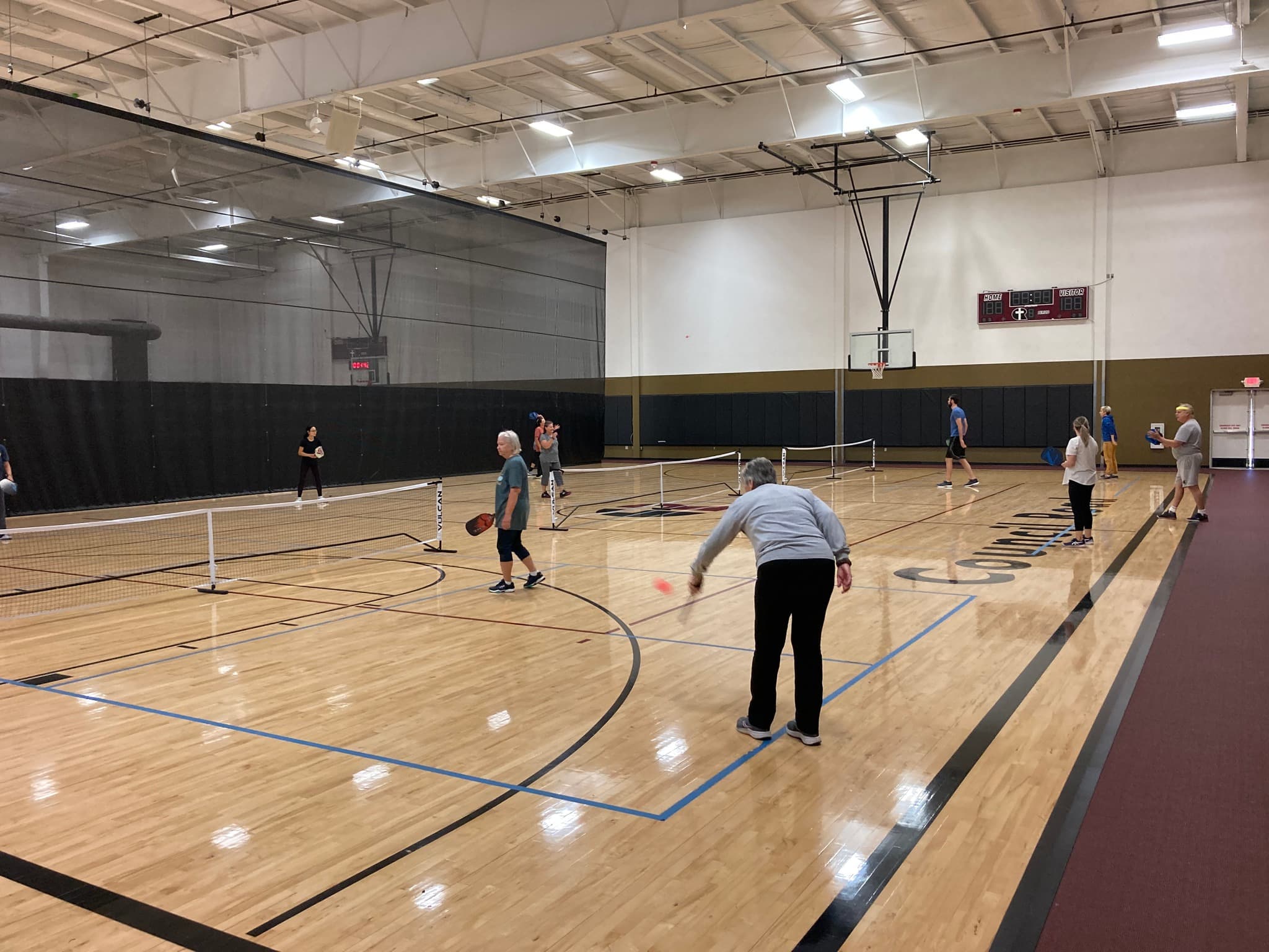 Cube pickleball courts