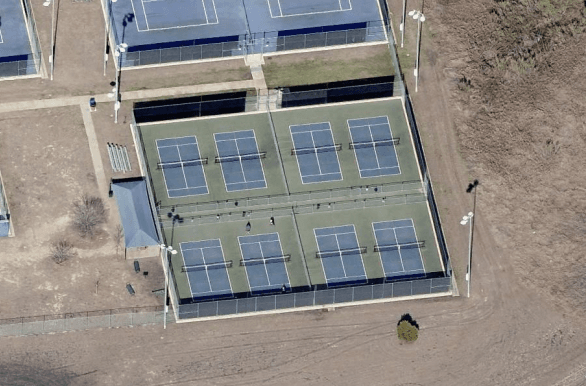 Austin Tennis and Pickleball Center pickleball courts