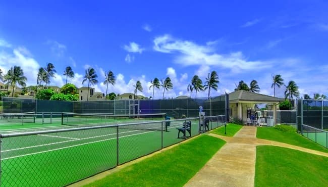 Poipu Kai Tennis and PB Club pickleball courts