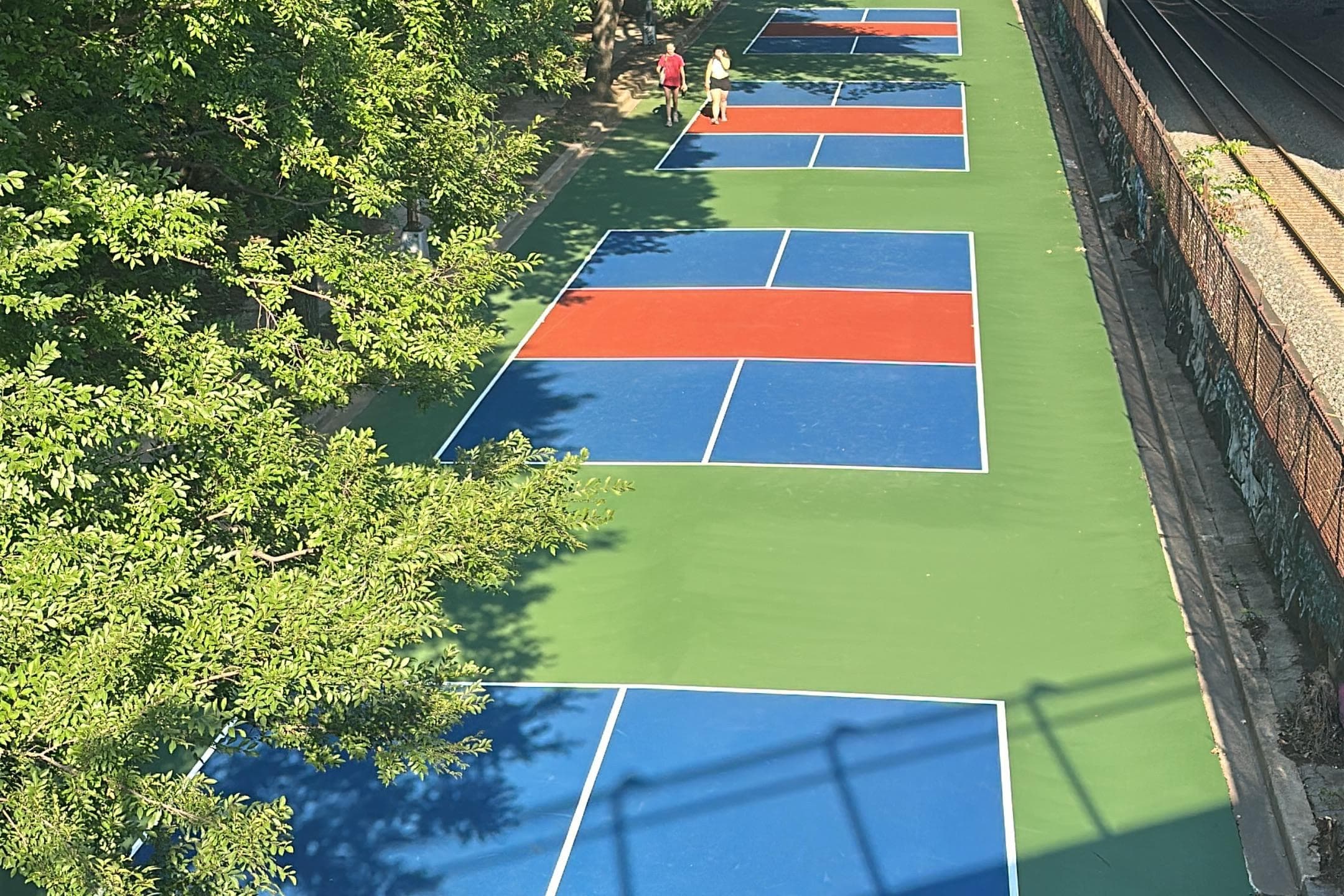The Robert M. Krughoff Pickleball Center at Garfield Park pickleball courts