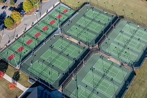 University of Alabama Student Recreation Center pickleball courts