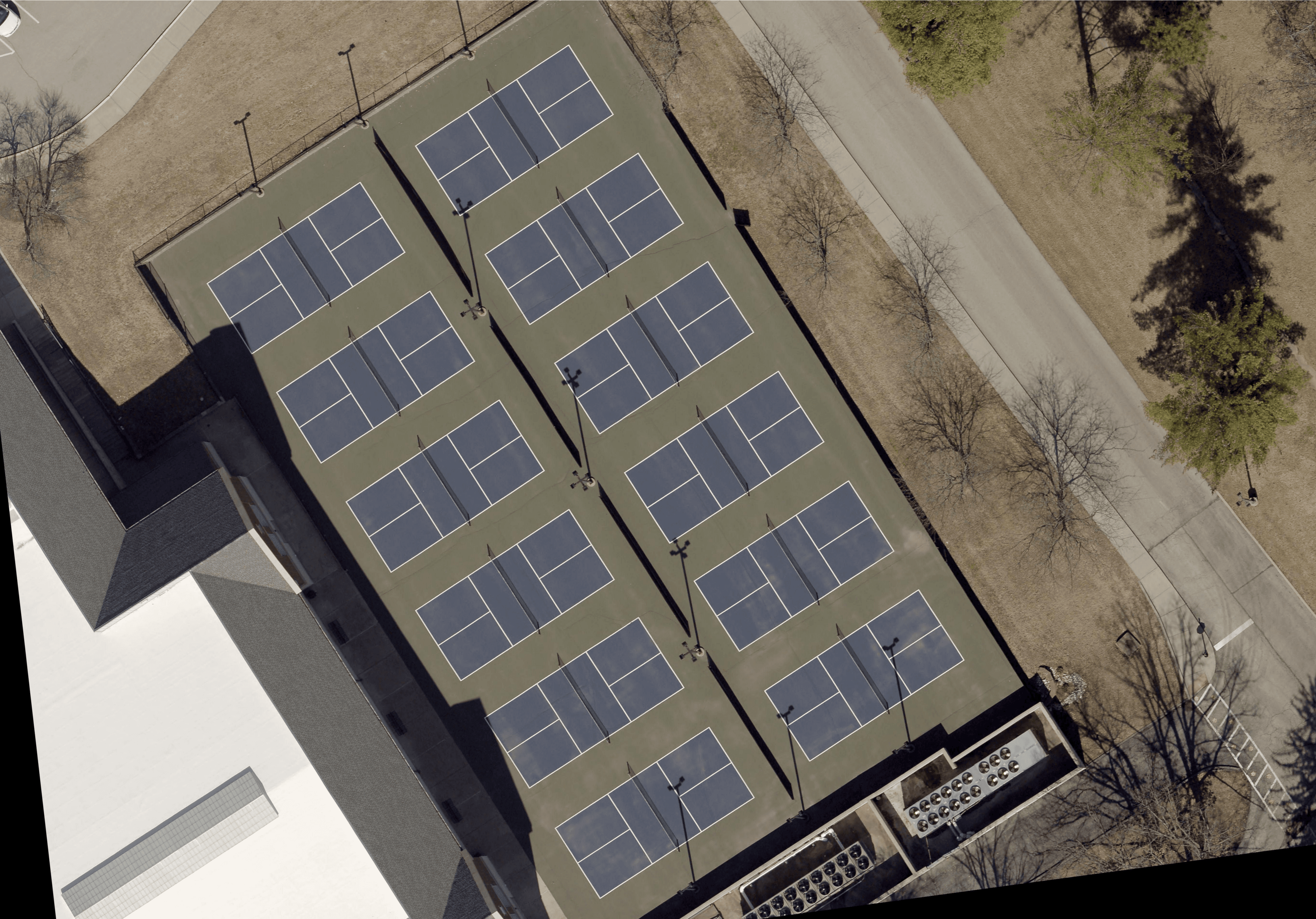Lindenwood University pickleball courts