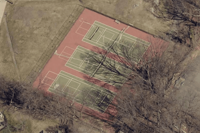 Western Middle School pickleball courts