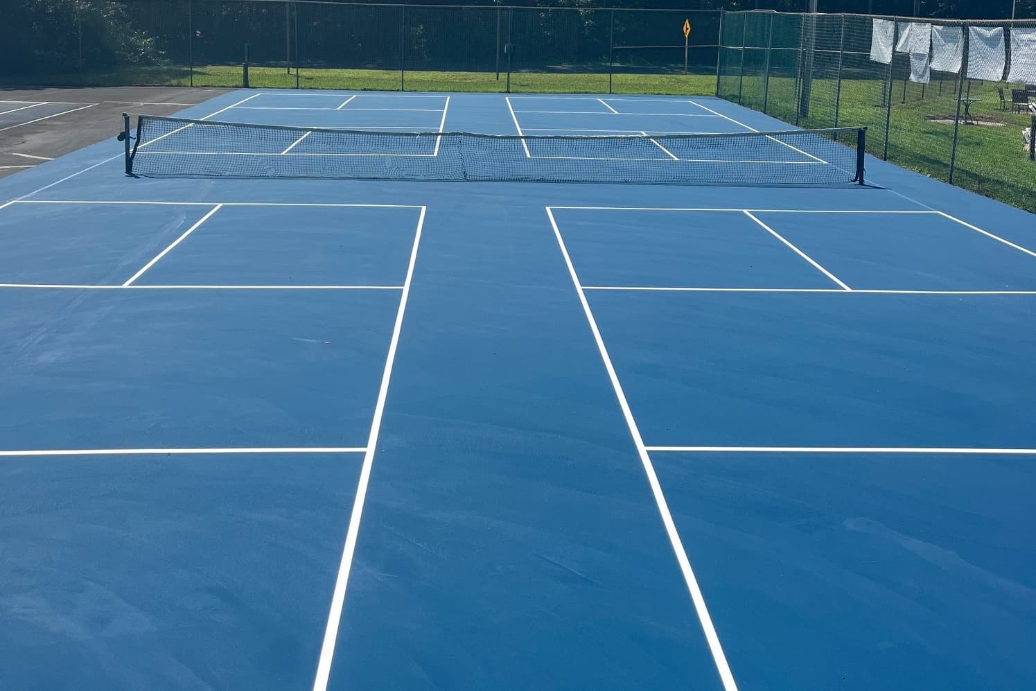 Onley Pool pickleball courts