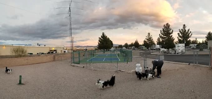 Butterfield RV Resort & Observatory pickleball courts