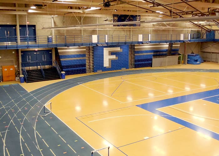 Steele Hall Fieldhouse pickleball courts